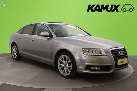 Audi A6 Sedan 3,0 V6 TFSI quattro tiptronic / Nahkaverhoilu / Webasto / Navigointi / Vetokoukku /